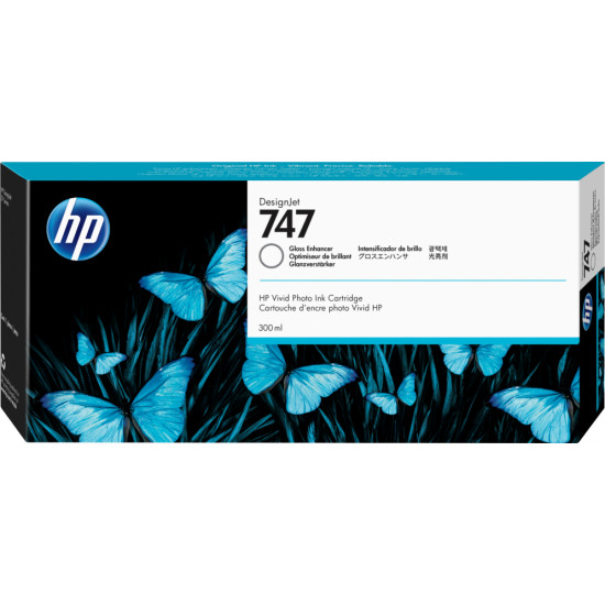 TINTA HP 747 BRILLO Consumibles impresión de tinta