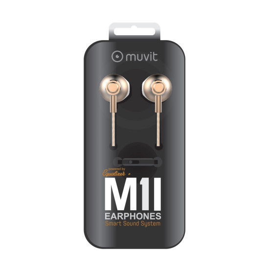 AURICULARES MUVIT M1I3.5 MM ORO Auriculares AURICULARES MUVIT M1I3.5 MM ORO Auriculares