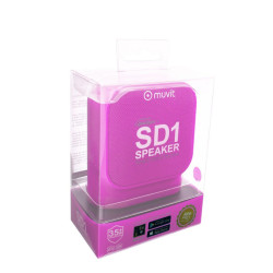 ALTAVOZ MUVIT SD1 TELA ROSA