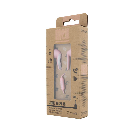 AURICULARES MUVIT MEU 3.5 MM ROSA Auriculares