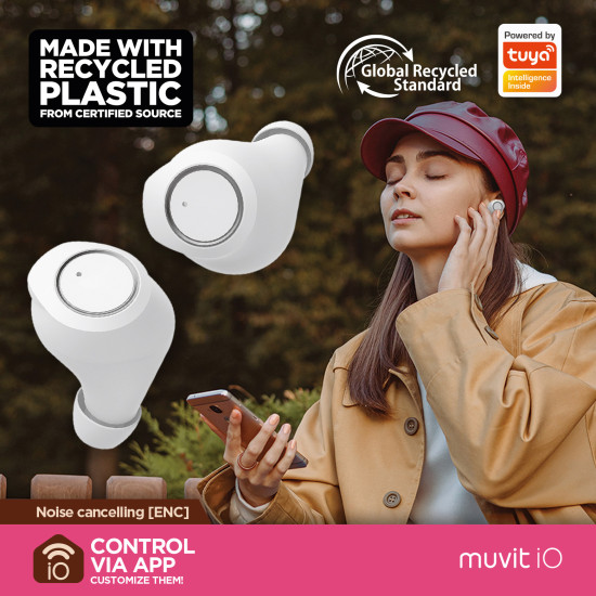 AURICULARES MUVIT IO G12 INALAMBRICO BLANCO Auriculares AURICULARES MUVIT IO G12 INALAMBRICO BLANCO Auriculares