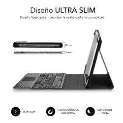FUNDA + TECLADO SUBBLIM KEYTAB PRO