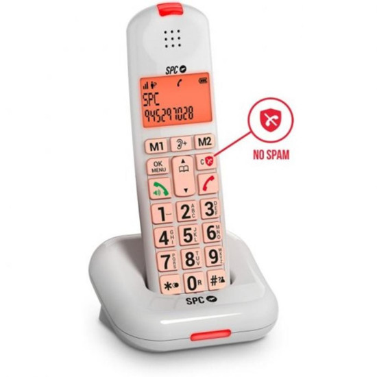 TELEFONO INALAMBRICO SPC COMFORT KAIRO BLANCO Teléfonos fijos TELEFONO INALAMBRICO SPC COMFORT KAIRO BLANCO Teléfonos fijos