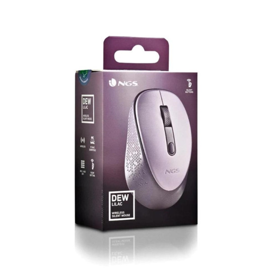 RATON INALAMBRICO NGS DEWLILAC LILA Ratones RATON INALAMBRICO NGS DEWLILAC LILA Ratones