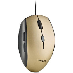 RATON NGS WIRED ERGO SILENT MOUSE