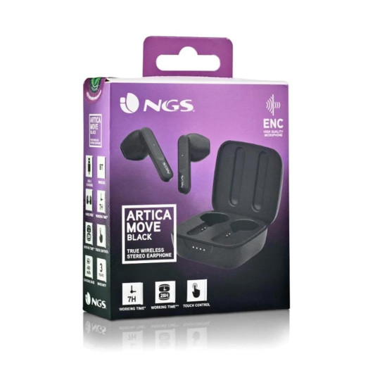 AURICULARES NGS ARTICA MOVE INALAMBRICO NEGRO Auriculares AURICULARES NGS ARTICA MOVE INALAMBRICO NEGRO Auriculares