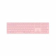 TECLADO RAPOO E9800M ROSA INALAMBRICO Teclados TECLADO RAPOO E9800M ROSA INALAMBRICO Teclados