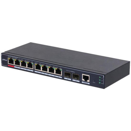 SWITCH IT DAHUA DH - SG4010P - 2F 10 PUERTOS Switch SWITCH IT DAHUA DH - SG4010P - 2F 10 PUERTOS Switch