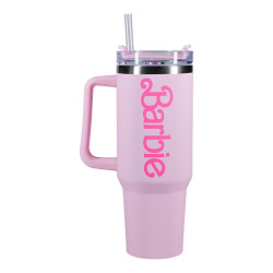 VASO TERMO CON PAJITA PALADONE BARBIE