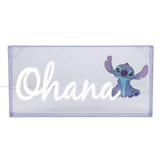 LÁMPARA LED NEÓN PALADONE STITCH OHANA Lampara merchandising LÁMPARA LED NEÓN PALADONE STITCH OHANA Lampara merchandising