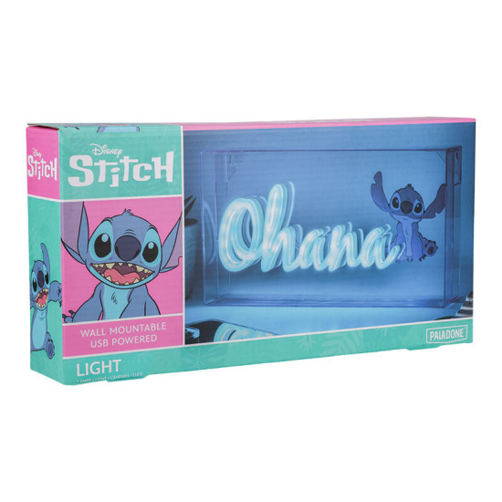 LÁMPARA LED NEÓN PALADONE STITCH OHANA Lampara merchandising LÁMPARA LED NEÓN PALADONE STITCH OHANA Lampara merchandising