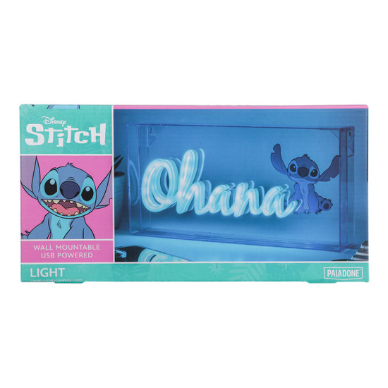 LÁMPARA LED NEÓN PALADONE STITCH OHANA Lampara merchandising LÁMPARA LED NEÓN PALADONE STITCH OHANA Lampara merchandising