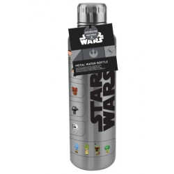 BOTELLA METÁLICA PALADONE STAR WARS PERSONAJES