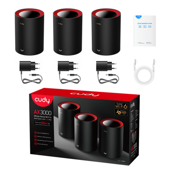 REPETIDOR INALAMBRICO CUDY M3000 EXTENSOR MESH Extensores de red REPETIDOR INALAMBRICO CUDY M3000 EXTENSOR MESH Extensores de red