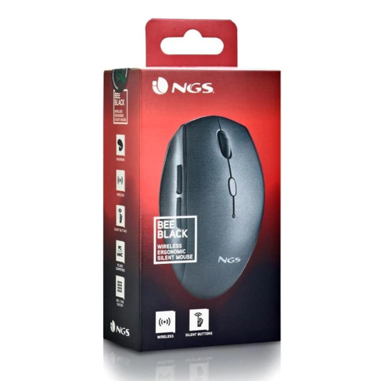 RATON INALAMBRICO NGS BEEBLACK NEGRO Ratones RATON INALAMBRICO NGS BEEBLACK NEGRO Ratones