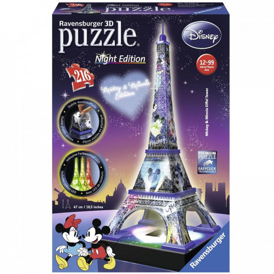 PUZZLE 3D RAVENSBURGER DISNEY TORRE EIFFEL Puzzles PUZZLE 3D RAVENSBURGER DISNEY TORRE EIFFEL Puzzles
