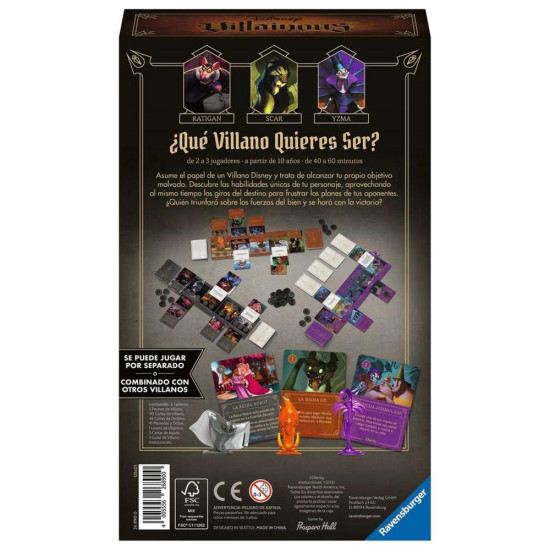 JUEGO MESA RAVENSBURGER DISNEY VILLAINOUS EVIL Juegos de mesa JUEGO MESA RAVENSBURGER DISNEY VILLAINOUS EVIL Juegos de mesa