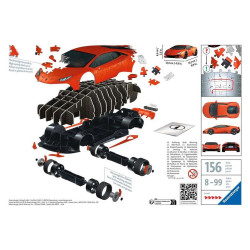 PUZZLE 3D RAVENZBURGER LAMBORGHINI HURACAN EVO