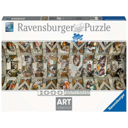 PUZZLE PANORAMA RAVENSBURGER MICHELANGELO: BÓVEDA LA