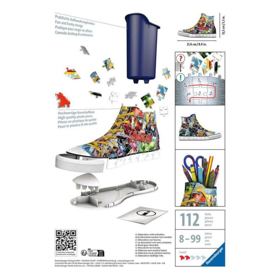 PUZZLE 3D RAVENSBURGER SNEAKER - AVENGERS Puzzles PUZZLE 3D RAVENSBURGER SNEAKER - AVENGERS Puzzles