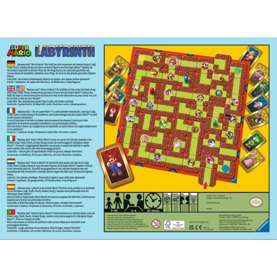 JUEGO MESA RAVENSBURGER LABYRINTH SUPER MARIO Juegos de mesa JUEGO MESA RAVENSBURGER LABYRINTH SUPER MARIO Juegos de mesa
