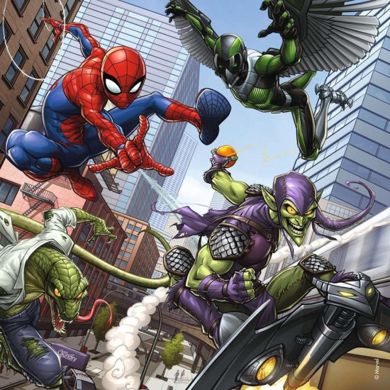 PUZZLE RAVENSBURGER SPIDERMAN 3X49 Puzzles PUZZLE RAVENSBURGER SPIDERMAN 3X49 Puzzles