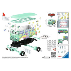 PUZZLE 3D RAVENZBURGER CARS VOLKSWAGEN T1