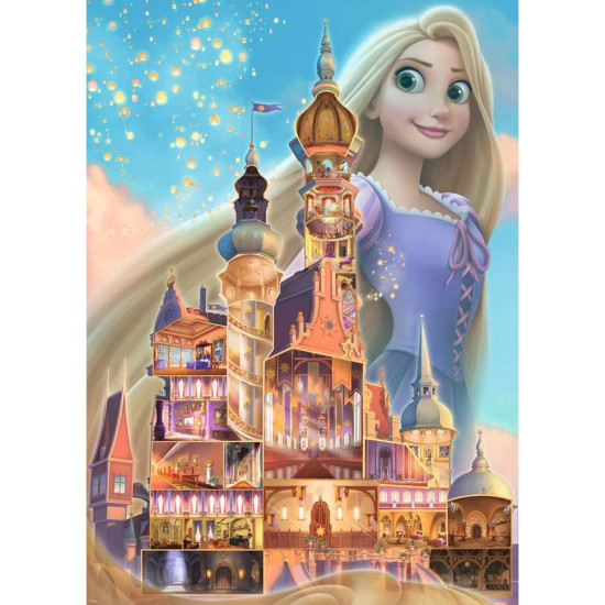 PUZZLE RAVENSBURGER DISNEY CASTLES - RAPUNZEL Puzzles PUZZLE RAVENSBURGER DISNEY CASTLES - RAPUNZEL Puzzles