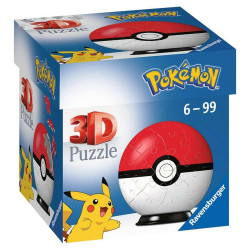 PUZZLE 3D RAVENSBURGER POKEMON POKEBALL CLASSIC