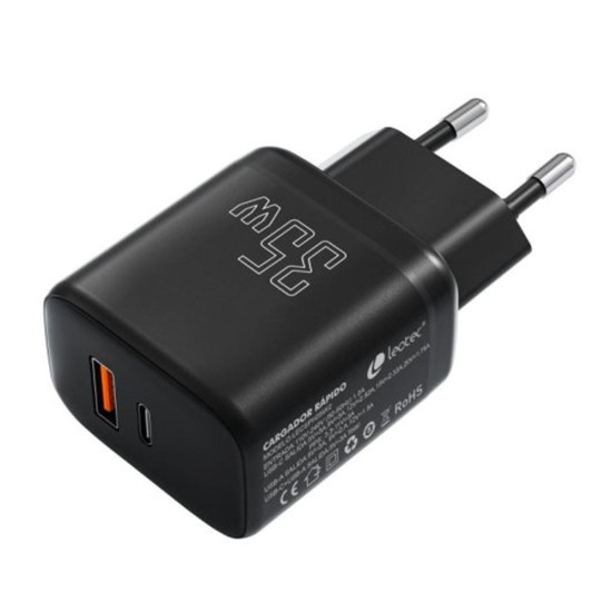 CARGADOR PARED LEOTEC LECSPH35W2K 35W USB Baterías y cargadores portátiles CARGADOR PARED LEOTEC LECSPH35W2K 35W USB Baterías y cargadores portátiles