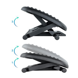 REPOSAPIES TOOQ AJUSTABLE CONFORT NEGRO