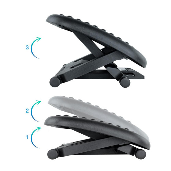 REPOSAPIES TOOQ AJUSTABLE CONFORT NEGRO Accesorios de portátiles REPOSAPIES TOOQ AJUSTABLE CONFORT NEGRO Accesorios de portátiles