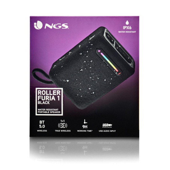 ALTAVOZ BLUETOOTH NGS ROLLER FURIA 1 Altavoces ALTAVOZ BLUETOOTH NGS ROLLER FURIA 1 Altavoces