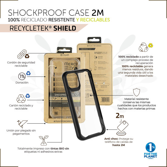 FUNDA MUVIT SHOCKPROOF 2M APPLE IPHONE Fundas y carcasas para moviles FUNDA MUVIT SHOCKPROOF 2M APPLE IPHONE Fundas y carcasas para moviles
