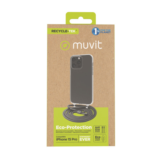 FUNDA MUVIT RECYCLETEK APPLE IPHONE 15 Fundas y carcasas para moviles