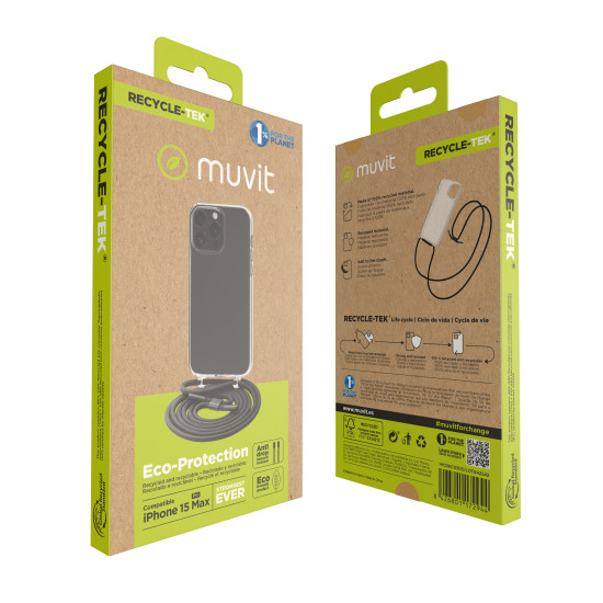 FUNDA MUVIT RECYCLETEK APPLE IPHONE 15 Fundas y carcasas para moviles