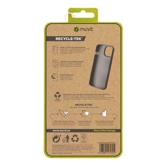 FUNDA MUVIT RECYCLETEK APPLE IPHONE 15 Fundas y carcasas para moviles FUNDA MUVIT RECYCLETEK APPLE IPHONE 15 Fundas y carcasas para moviles