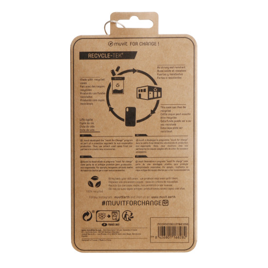 FUNDA MUVIT RECYCLETEK APPLE IPHONE 14 Fundas y carcasas para moviles
