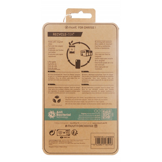 FUNDA MUVIT RECYCLETEK APPLE IPHONE 13 Fundas y carcasas para moviles FUNDA MUVIT RECYCLETEK APPLE IPHONE 13 Fundas y carcasas para moviles