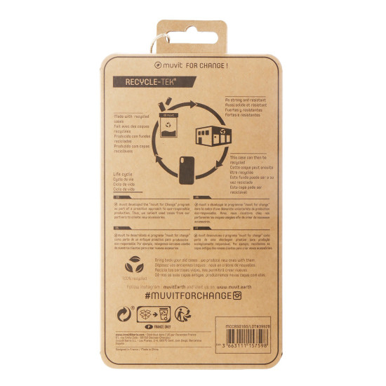 FUNDA MUVIT RECYCLETEK APPLE IPHONE 13 Fundas y carcasas para moviles