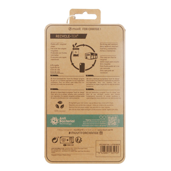 FUNDA MUVIT RECYCLETEK APPLE IPHONE 13 Fundas y carcasas para moviles FUNDA MUVIT RECYCLETEK APPLE IPHONE 13 Fundas y carcasas para moviles