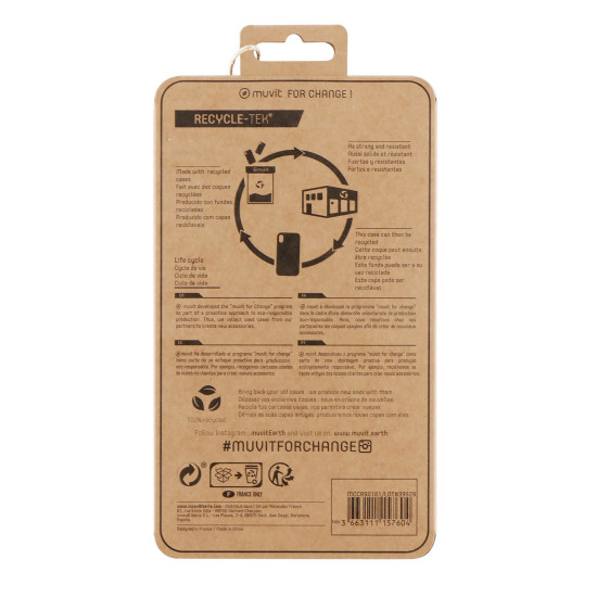 FUNDA MUVIT RECYCLETEK APPLE IPHONE 13 Fundas y carcasas para moviles FUNDA MUVIT RECYCLETEK APPLE IPHONE 13 Fundas y carcasas para moviles
