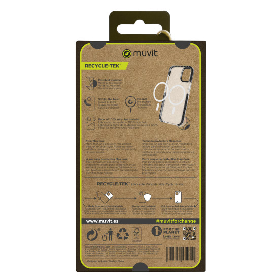 FUNDA MUVIT RECYCLETEK MAGSAFE SHOCKPROOF 3M Fundas y carcasas para moviles FUNDA MUVIT RECYCLETEK MAGSAFE SHOCKPROOF 3M Fundas y carcasas para moviles