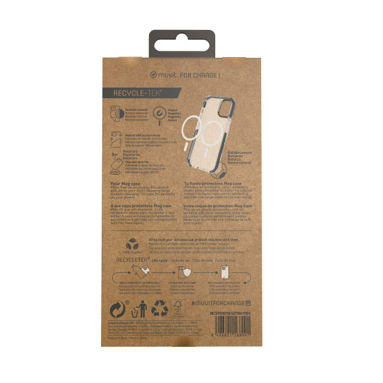 FUNDA MUVIT RECYCLETEK MAGSAFE SHOCKPROOF 3M Fundas y carcasas para moviles FUNDA MUVIT RECYCLETEK MAGSAFE SHOCKPROOF 3M Fundas y carcasas para moviles