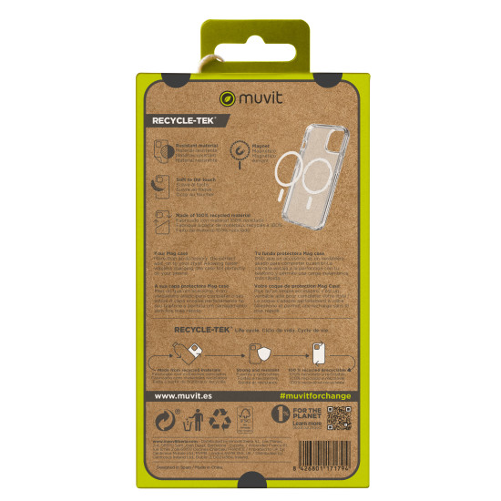 FUNDA MUVIT RECYCLETEK MAGSAFE + SOPORTE Fundas y carcasas para moviles FUNDA MUVIT RECYCLETEK MAGSAFE + SOPORTE Fundas y carcasas para moviles