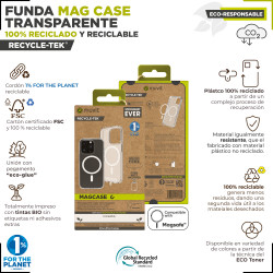 FUNDA MUVIT RECYCLETEK MAGSAFE APPLE IPHONE