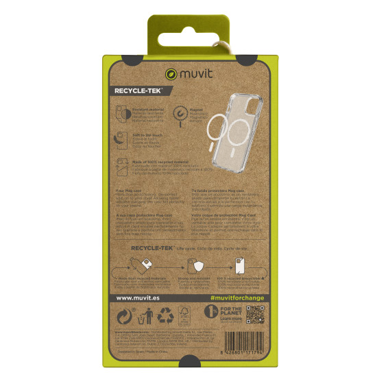 FUNDA MUVIT RECYCLETEK MAGSAFE APPLE IPHONE Fundas y carcasas para moviles FUNDA MUVIT RECYCLETEK MAGSAFE APPLE IPHONE Fundas y carcasas para moviles