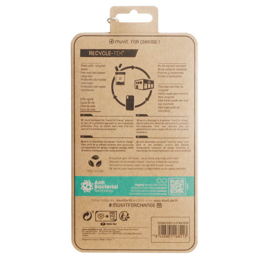 FUNDA MUVIT RECYCLETEK APPLE IPHONE 14 Fundas y carcasas para moviles