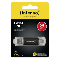 MEMORIA USB 3.2 INTENSO 64GB TWIST