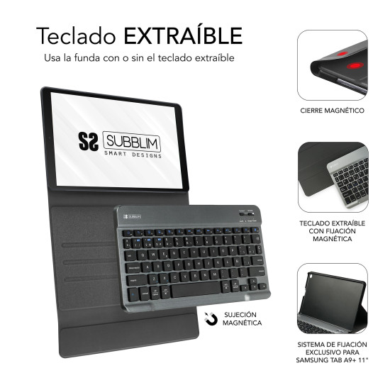 FUNDA + TECLADO SUBBLIM KEYTAB PRO Accesorios de tablets FUNDA + TECLADO SUBBLIM KEYTAB PRO Accesorios de tablets